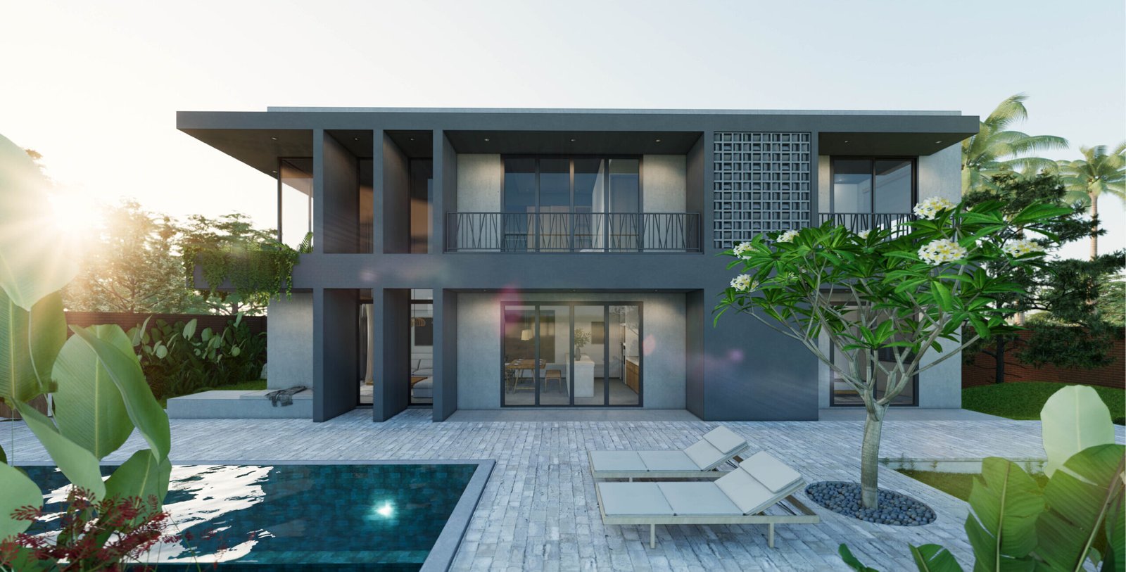 < img src="architecture.jpg" alt="tropical modern villa architecture bali." >