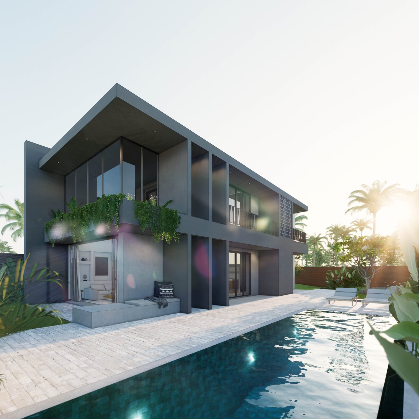 < img src="architecture.jpg" alt="tropical modern villa architecture bali." >